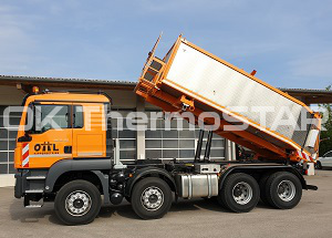 4-Achser Asphalt-Thermo-Container